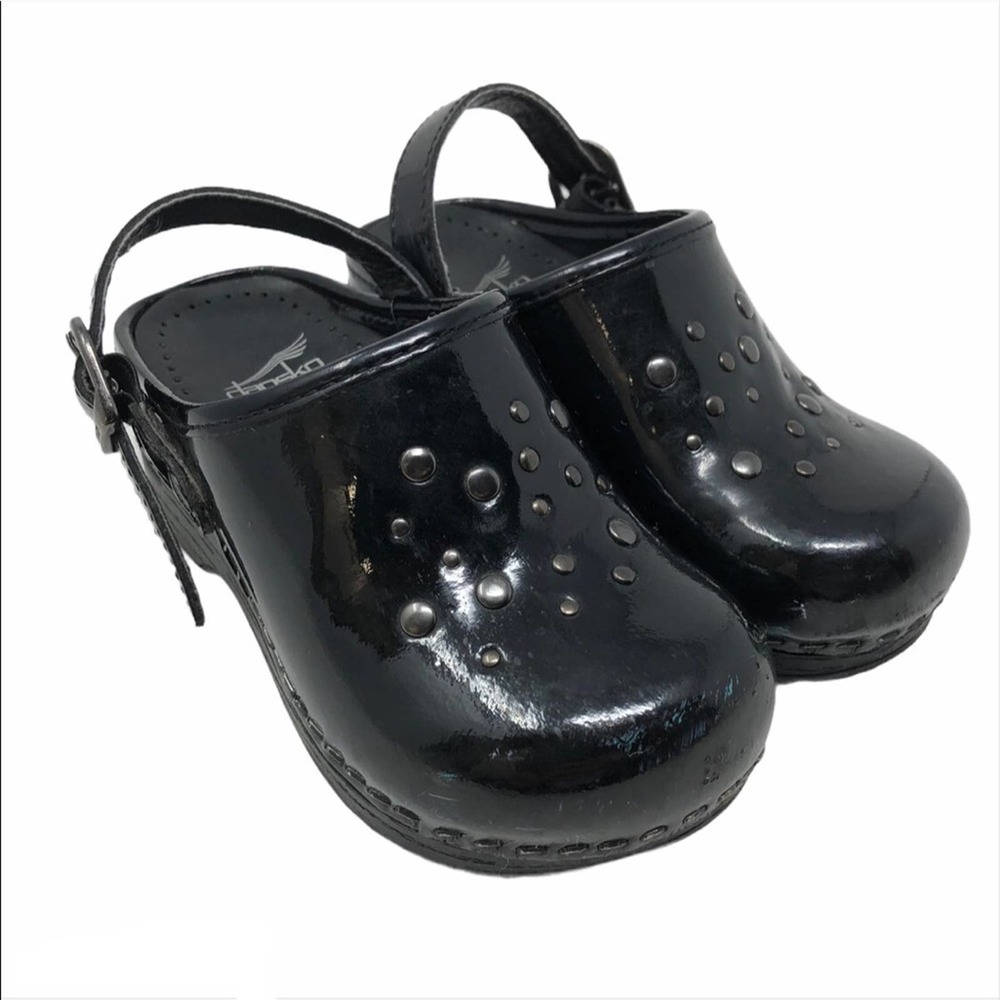 Dansko Toddler Jemma Patent Leather Clogs